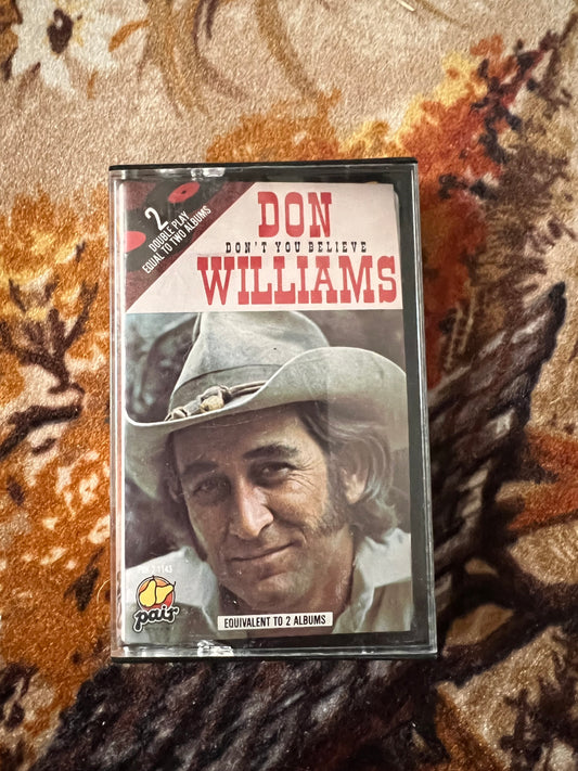 Don Williams Don't You Believe Cassette