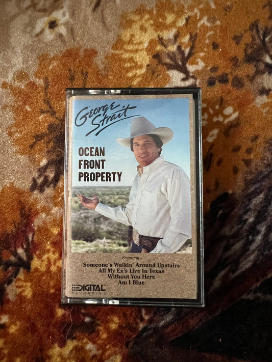 George Strait Ocean Front Property Cassette