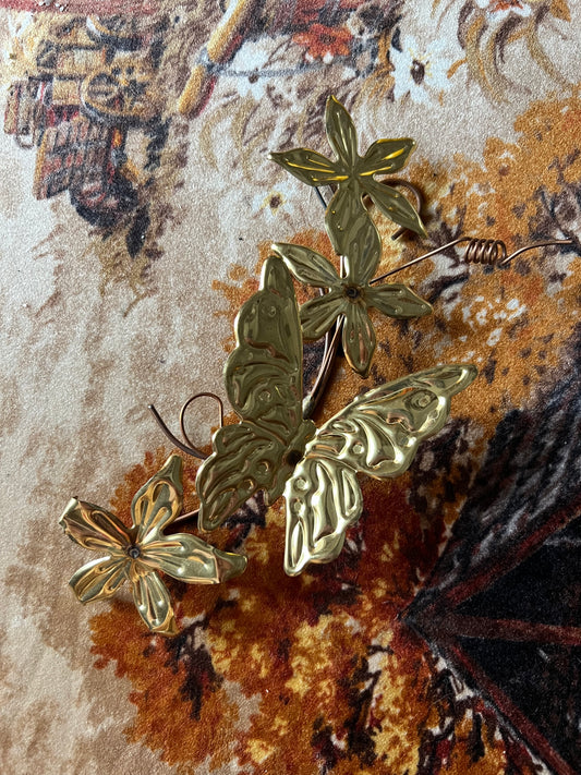 Brass Butterfly Wall Hanging