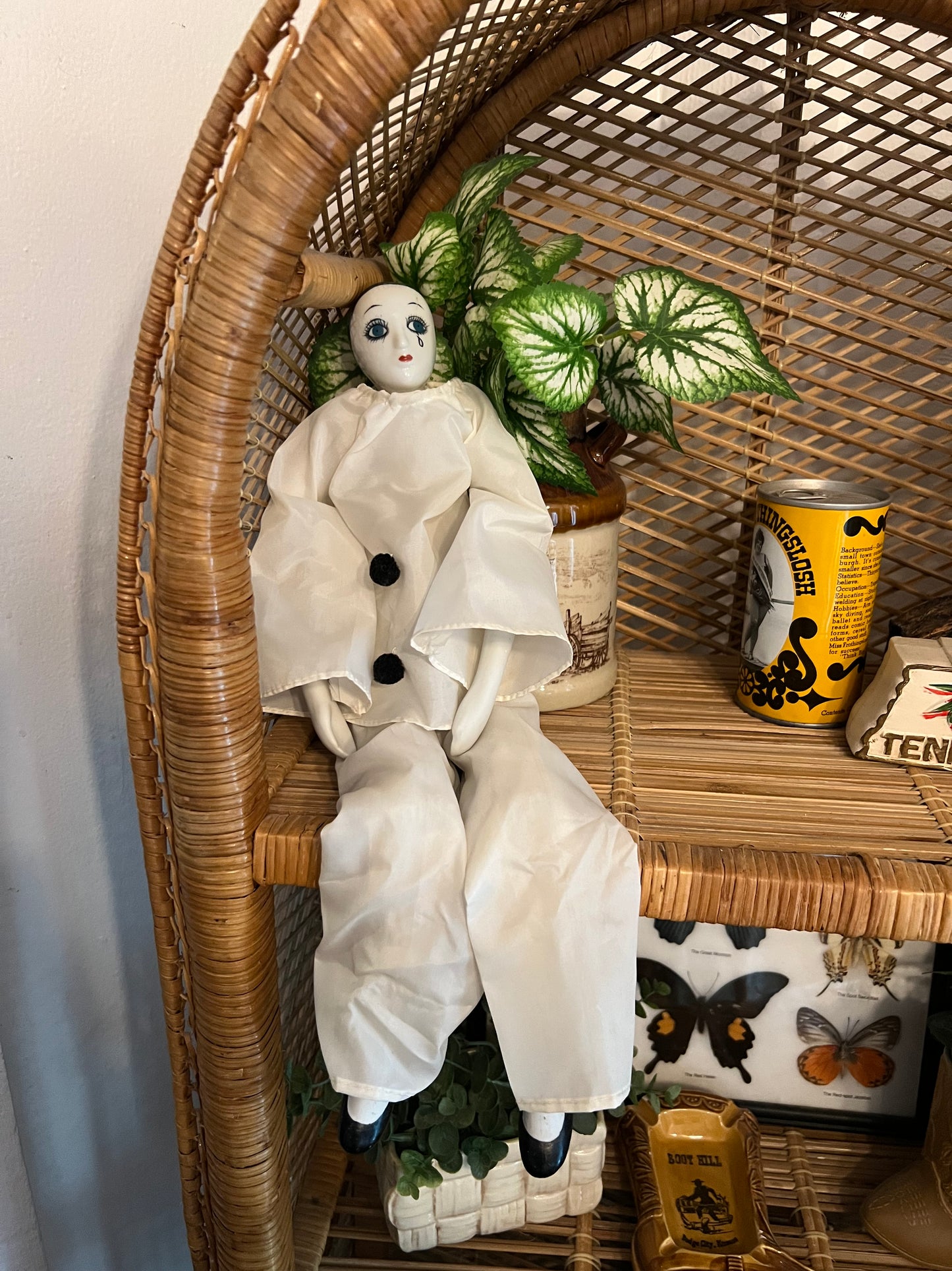 Shelf Sitting Pierrot Clown